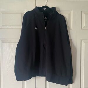 Under Armour Women's Zip-Up Black Fleece Lined Sweater SZ XXL New never worn